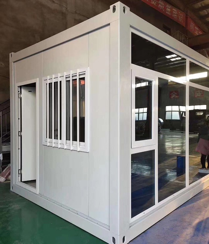 打包箱-白色外觀斜角展示