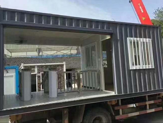 崗?fù)らT(mén)禁閘機(jī)-條紋外觀正面展示